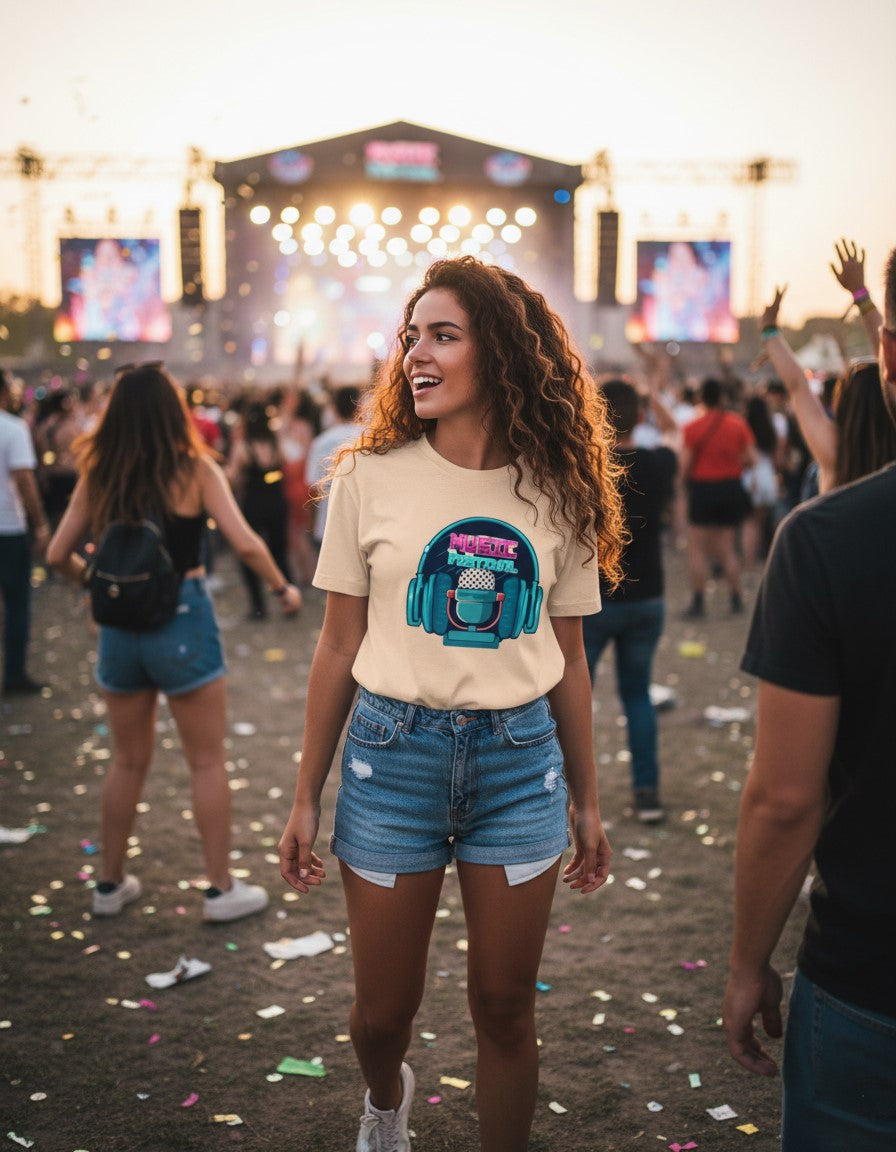 Unisex Classic Crew Music T-Shirt