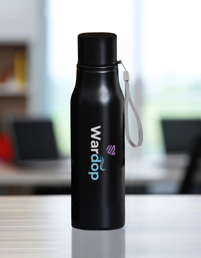🎁 Wardop Water Bottle - 750ML - Black / 750 ML