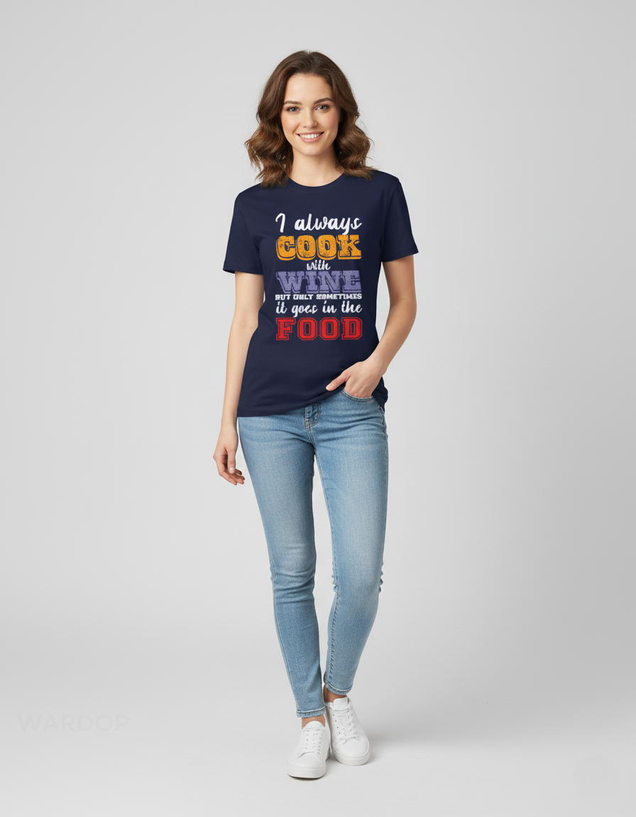 Men Classic Crew Slogan Printed T-Shirt