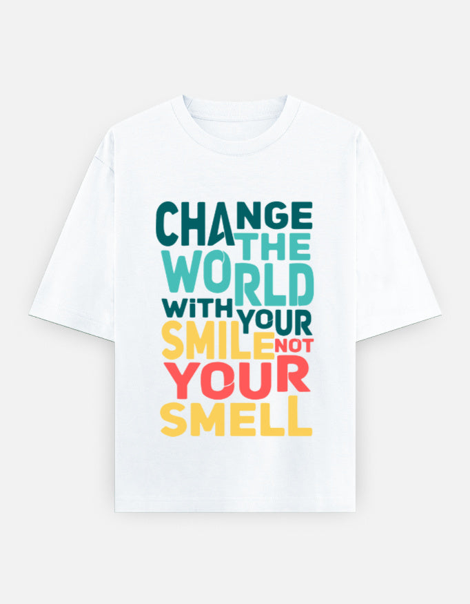 Unisex Slogan Printed T-shirt
