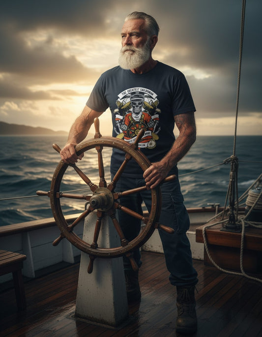 Men Classic Crew Ship Pilot T-Shirt