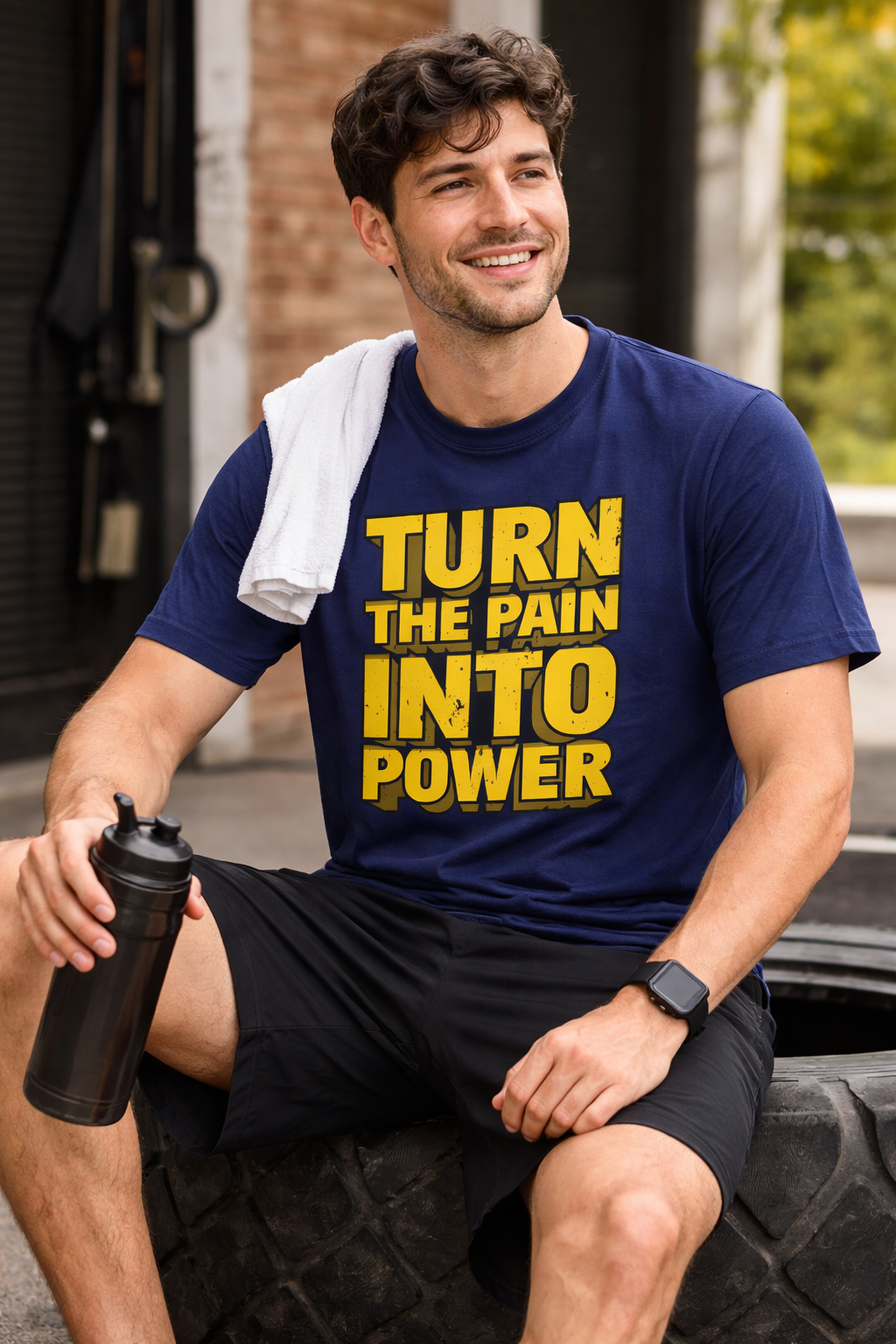Men Oversized Classic printed Slogan T-Shirt