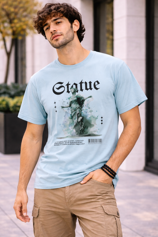 Men Classic Crew Unique Printed Regular Wear T-Shirt