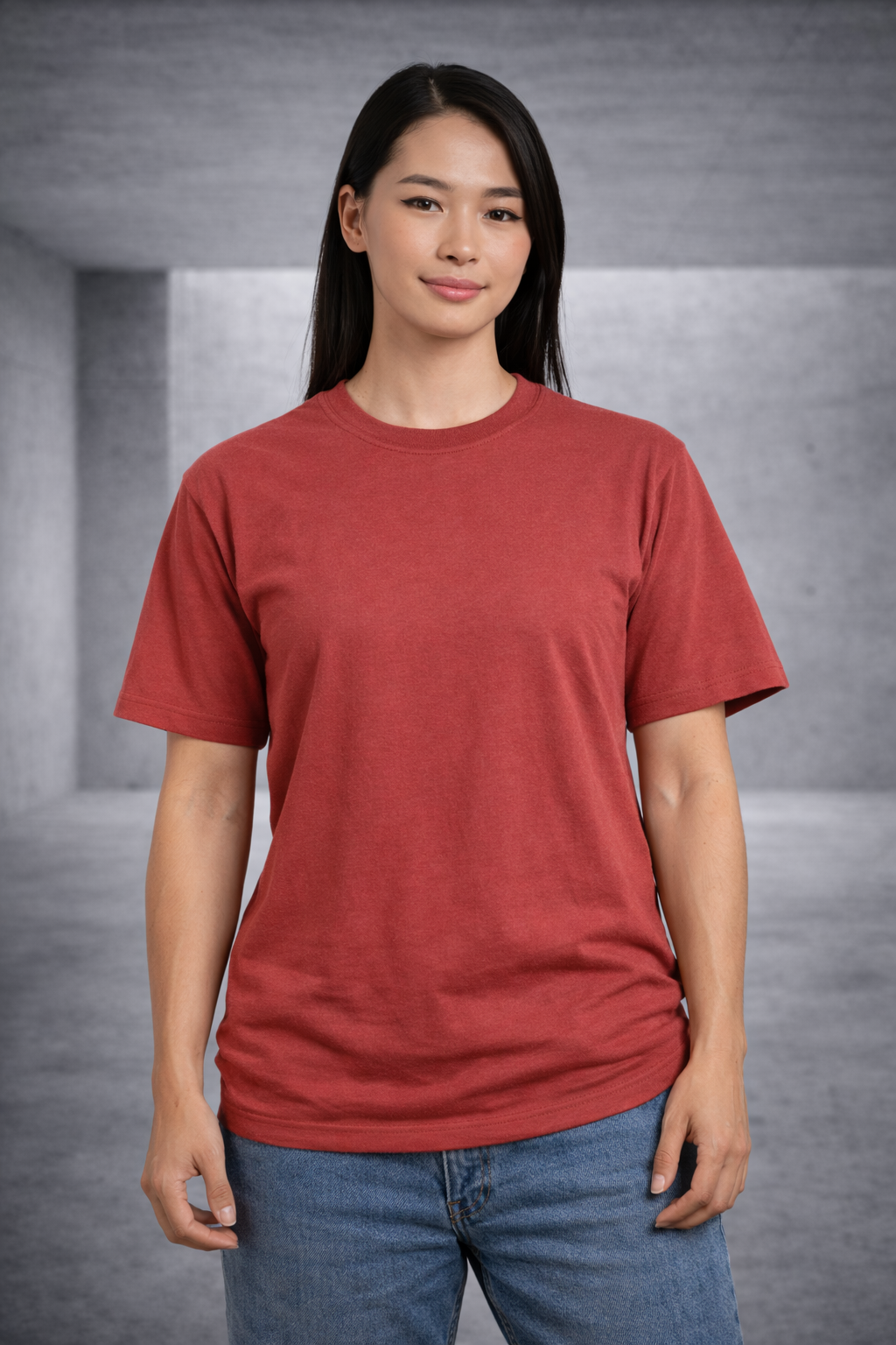 Women's Oversized Classic Panda Back Printed Premium T-Shirt
