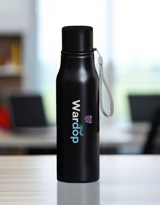 🎁 Wardop Water Bottle - 750ML - Black / 750 ML