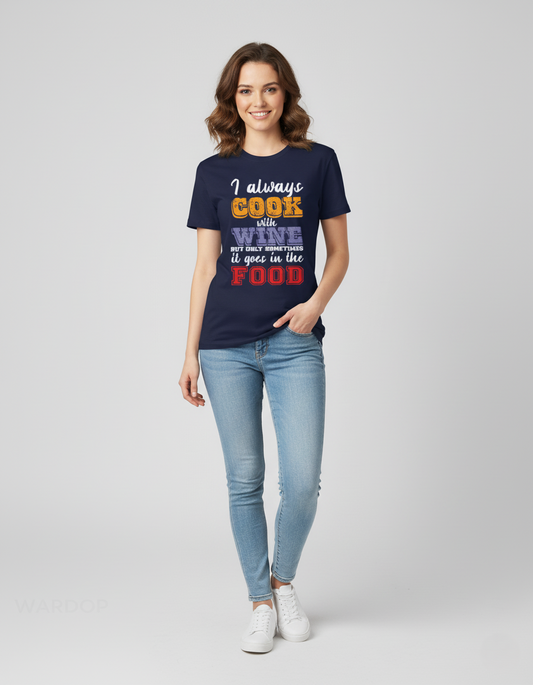 Men Classic Crew Slogan Printed T-Shirt