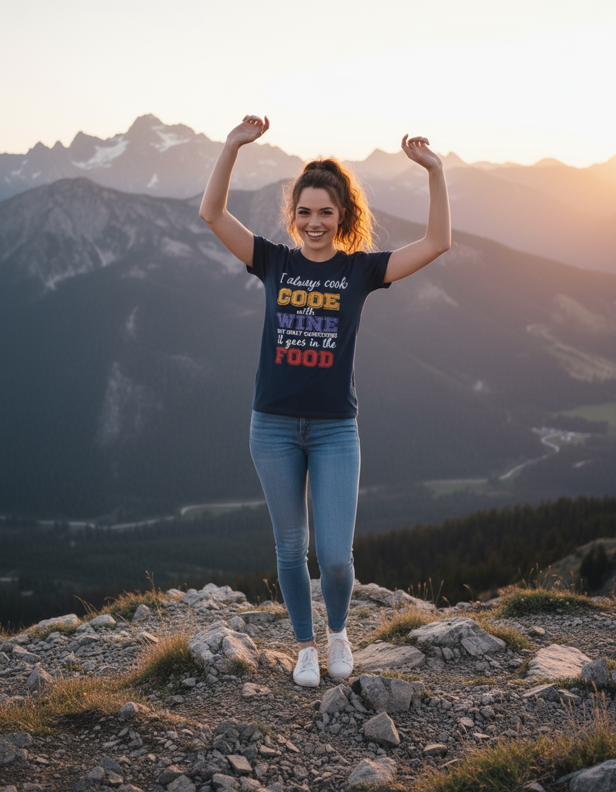 Women's Typography Printed Relaxed Fit T-Shirt