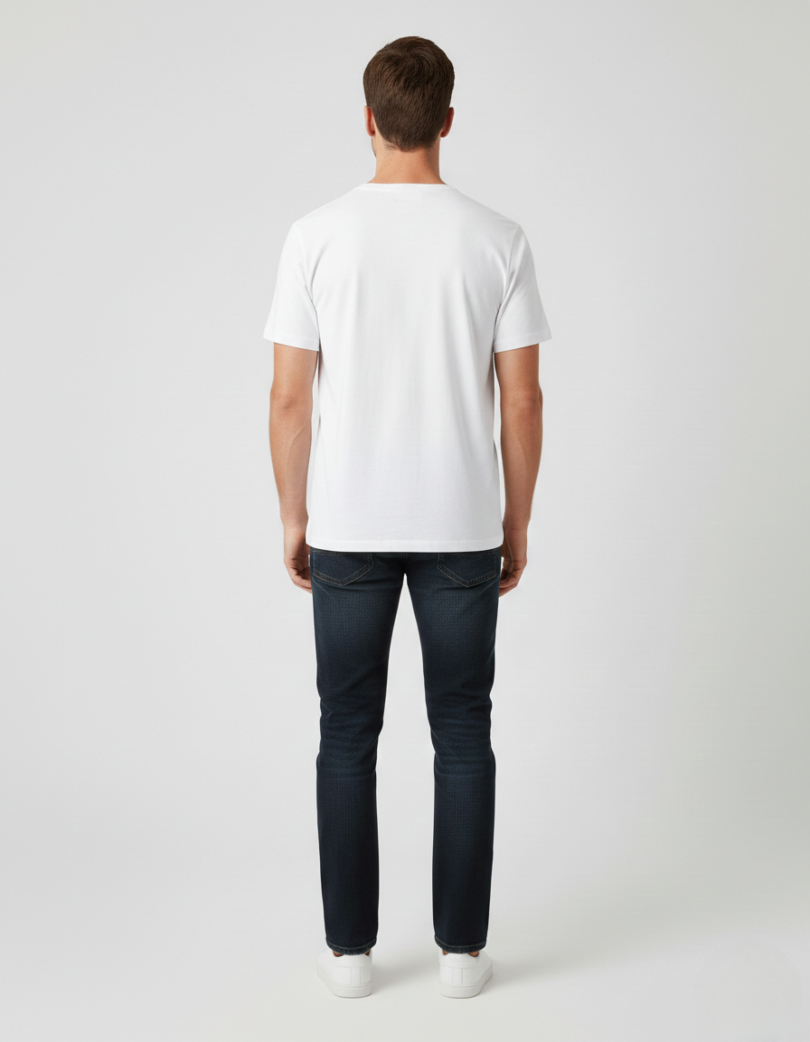 Men Classic Crew Motorcycle Printed Regular T-Shirt