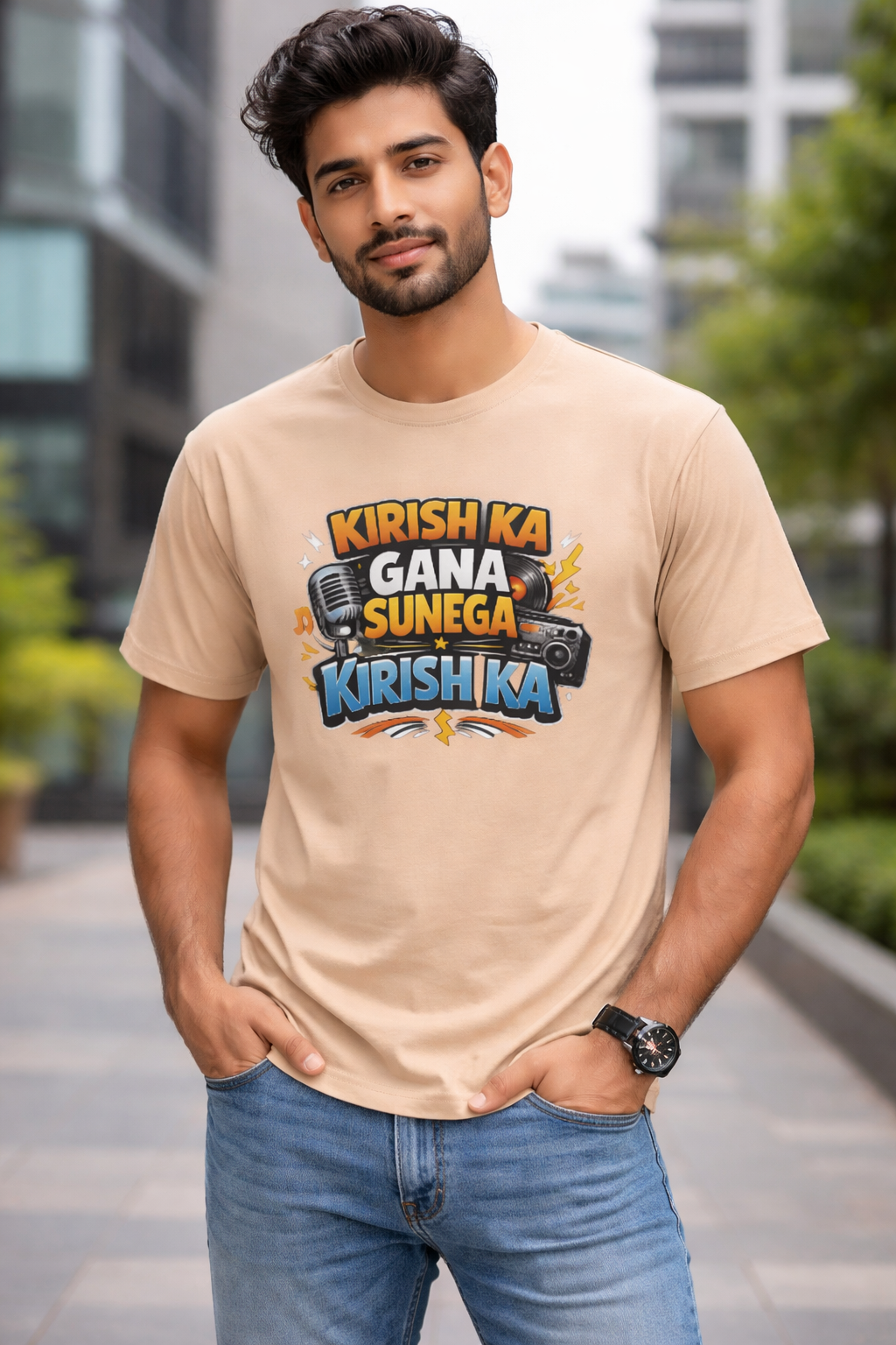 Unisex Kirish ka gana sunega kirish Trending Classic Crew T-Shirt