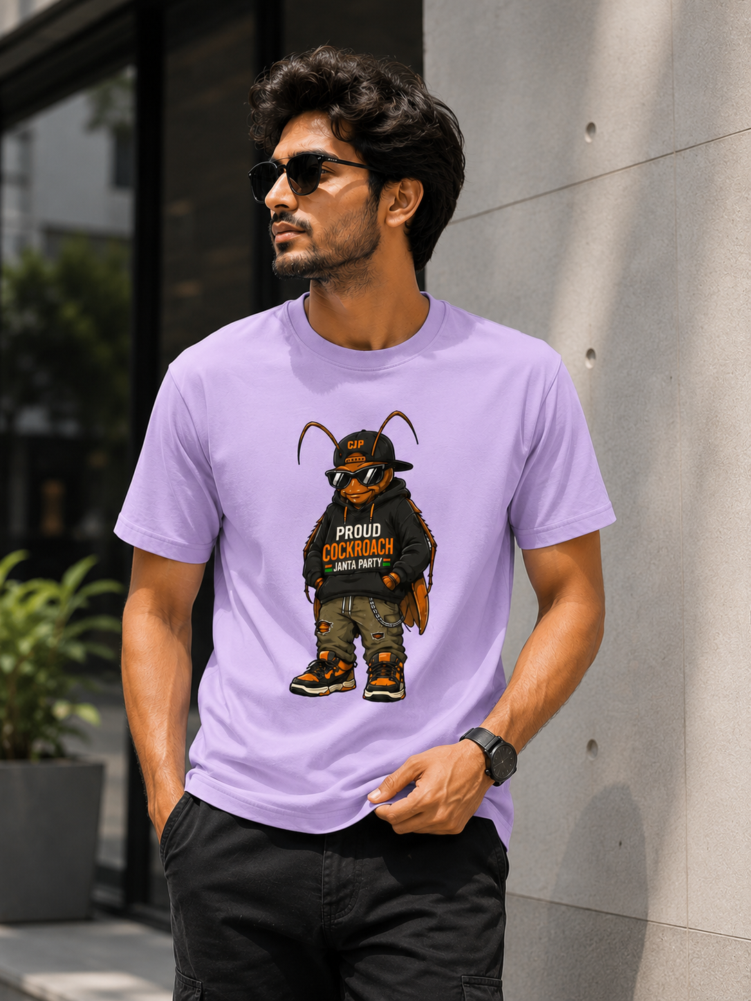 Proud Cockroach Janta Party T_Shirt