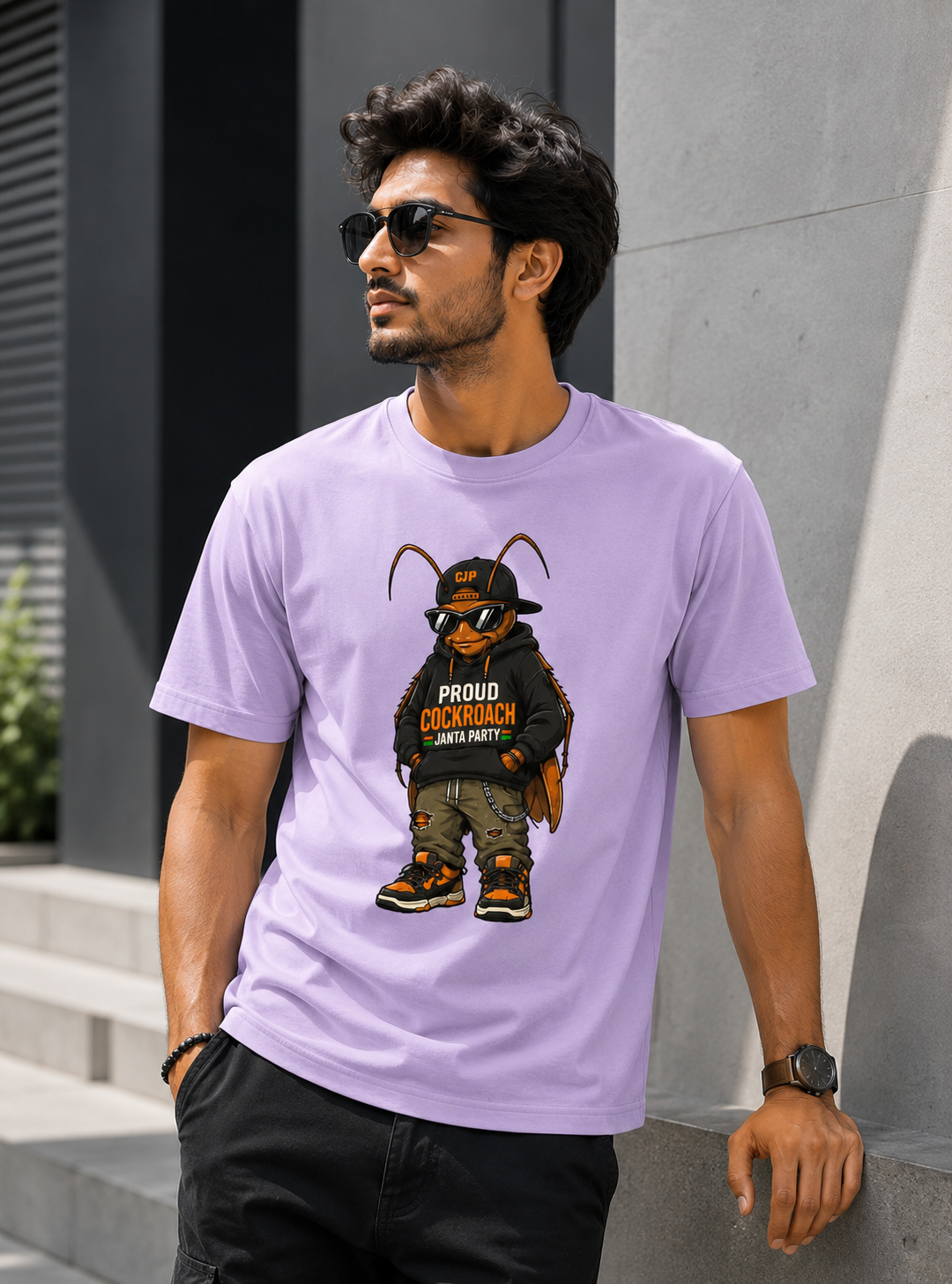 Proud Cockroach Janta Party T_Shirt