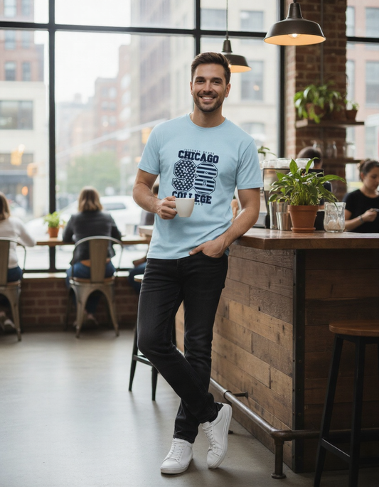 Men Classic Crew 98 Printed Regular Wear T-Shirt