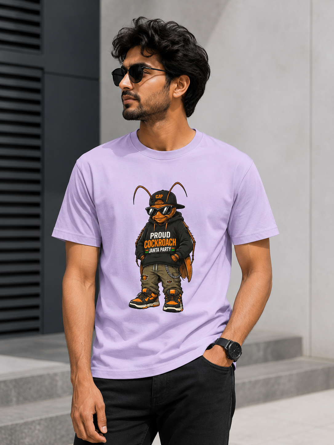 Proud Cockroach Janta Party T_Shirt